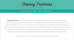 Desktop Screenshot of osprey-partners.com